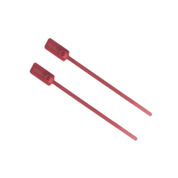Kable Kontrol Cable Tie, 6 in L, 4-1/2 in Max Bundle Dia., Red, Nylon, 60 lb Strength CTFLG-6-100-RD - main